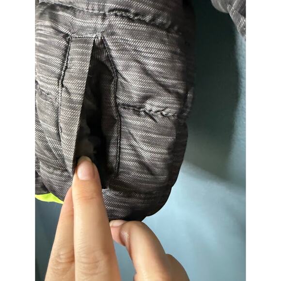 Weatherproof Boys Toddler Puffer Jacket Size 18M Grey Green Fleece Lined Winter - Picture 6 of 9